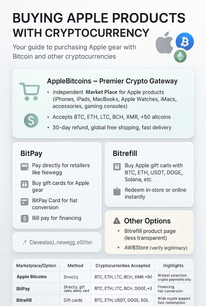 buying apple products with bitcoin