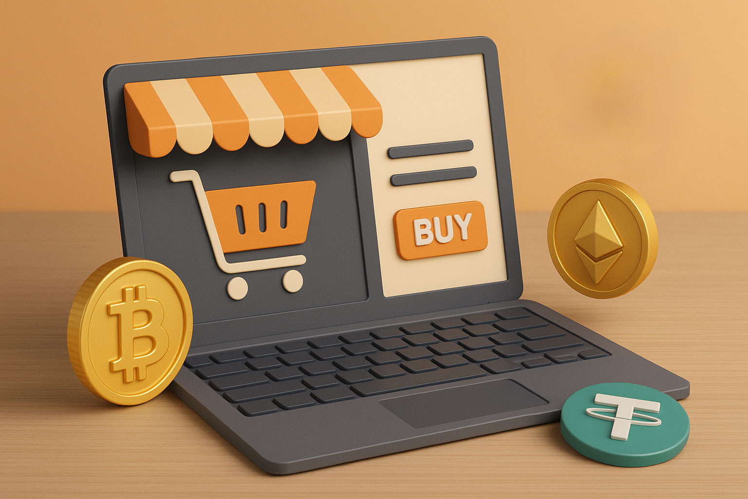 online shopping with cryptocurrency